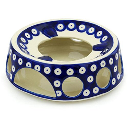 Ceramika Bona H1225H Polish Pottery Ceramic Heater Hand Painted, 7-Inch