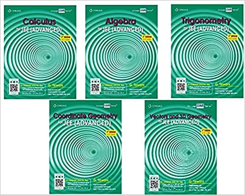 Cengage Mathematics 5 Books Set (Algebra,Calculus,Trigonometry,Coordinate Geometry,Vector and 3D Geometry) Latest Revised Edition