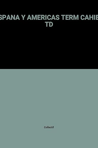 Download ESPANA Y AMERICAS TERM CAHIER TD PDF