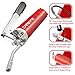 Carbyne Grease Gun - Lever Handle, 8000 PSI, Heavy Duty Professional Quality, Includes 18 inch Flex Hose and 6 inch Rigid Extension, 3-Way Loading • from a Family-Run Tool Company Based in The U.S.A.