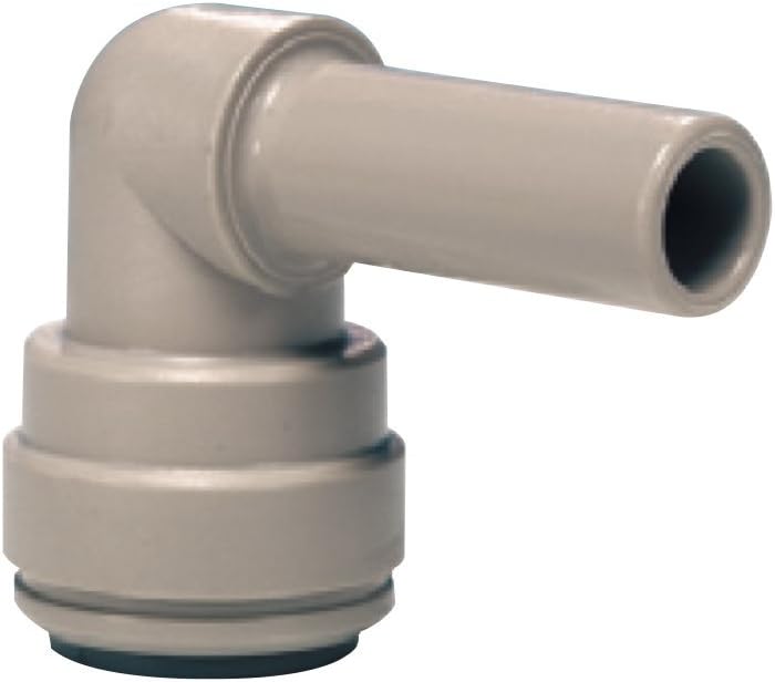 John Guest 3/8" Shank Elbow Fitting 3/8" Tube OD Pack of 10 PI Series