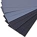 Premium Sand Paper, Wet Dry Waterproof Sandpaper, 90PCS 240 to 2500 Assorted Grit Sanding Paper for Wood Furniture Finishing, Metal Sanding and Automotive Polishing, 9 x 3.6 Inches.