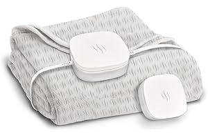 M PAIN MANAGEMENT TECHNOLOGIES Hidden Heat Electric Foot of The Bed Warmer by SpotWarm; Wireless RF Remote, Microplush Flannel Mattress Warmer for Heated Feet. Queen Bed - 60” by 24”