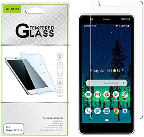 Tempered Glass Screen Protector (2.5D) for Nokia 3.1 C Nokia 3.1 A