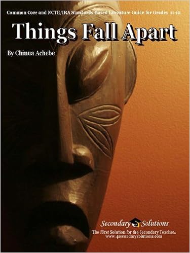 Amazon Com Things Fall Apart Teacher Guide Literature Guide For Teaching Things Fall Apart In Grades 9 12 9781938913426 Kerry Manzo Books