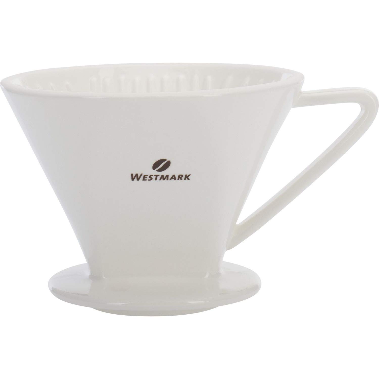 Westmark Porcelain Coffee Filter/Holder, Filter Size 2, For Up To 2 Cups Of Coffee, Brasilia, Porcelain, 24472260