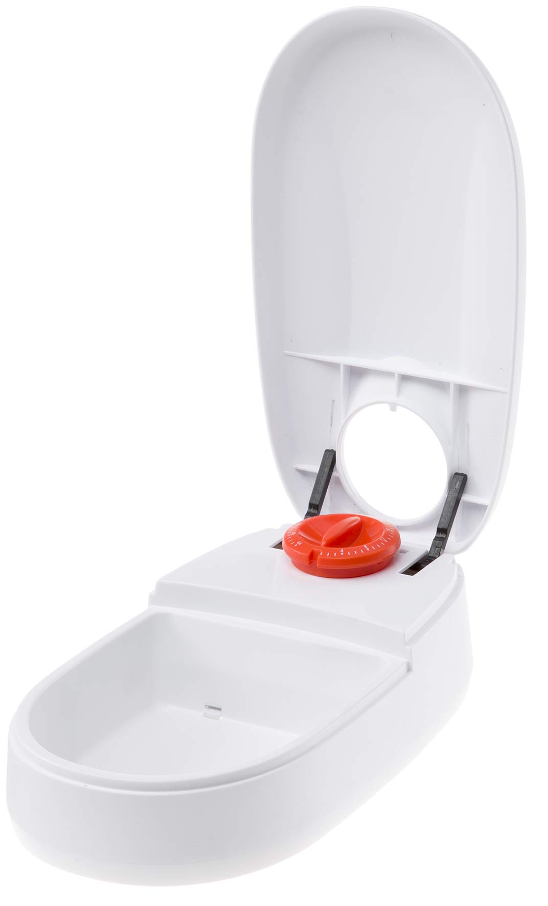 Ferplast Automatic Food Dispenser For Dogs And Cats Cometa, Bowl 0,4 L With Timer, Anti-Slip