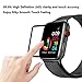 Sundo Apple Watch [2-Pack] Tempered Glass Screen Protector Premium HD Invisible Clear Shield cover for Apple IWatch Series 1 Series 2 Series 3 [Only Covers the Flat Area] 42mm