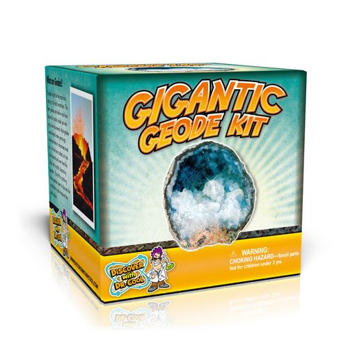 Discover with Dr. Cool Break Open A Gigantic Geode - This Large Rock Has Amazing Crystals Inside!
