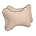 Aumo-mate 2 Pcs Car Seat Neck Rest Pillow Pad Cushion (Beige)