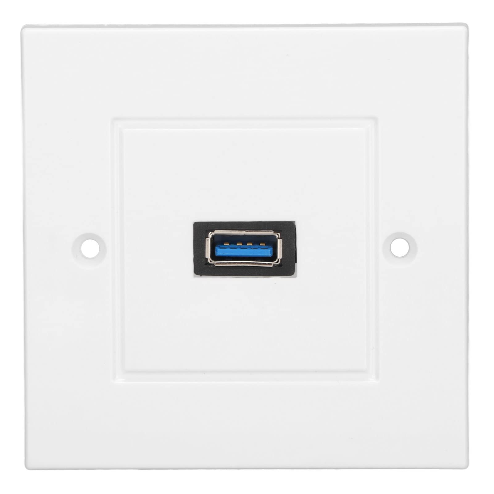 1 USB 3.0 A Wall Plate, USB Wall Charger Outlet Mount Socket Face Plate Panel Cover, for Home Office Hotel