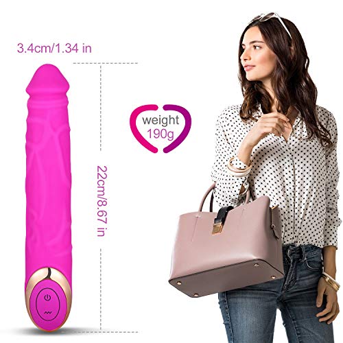 Massaggiatore-con-10-Frequenze100-ImpermeabileSilicone-morbido-Ricarica-USB-Viola