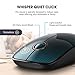 VicTsing Wireless Keyboard and Mouse Combo, 105-Key Chiclet Keyboard with Water-Dropping Keycaps, Portable Mobile Silent Optical Mice, 2.4GHz Dropout-Free Connection, Long Battery Life for PC, Desktop