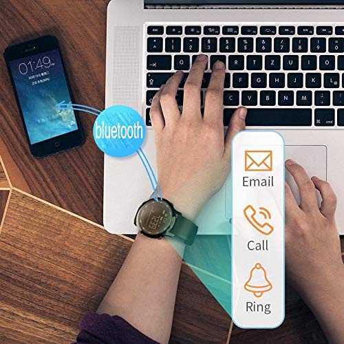 Iuyem Robuste, Flexible, einstellbare wasserdichte Unisex-Uhr Smartwatches