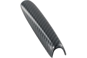 Carbon Fiber Style Shifter and Hand Brake Cover Trim for Honda For Civic 9th Gen 2012-2015, ABS Material Interior Car Styling