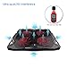 Tenswall Laptop Cooling Pad, Portable Ultra-Slim Quiet Laptop Notebook Cooler Cooling Pad Stand with 4 USB Powered Fans, Fits 11-17 Inches