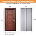 LELEKEY Magnetic Screen Door 36 x 83 inch,Fits Doors up to 34 x 82 inch,Durable Heavy Duty Magic Mesh Curtain and Full Frame Hook & Loop,Hands Free Sliding Door Net with Magnet
