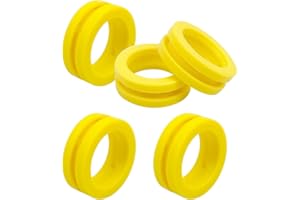 NTSUMI Co2 Cylinder Pink Gaskets Fit for DUO Terra Art O-Ring Sealing Gaskets of Soda Machine, Co2 Cylinder Exchange Carbonator Gaskets, 5Pack