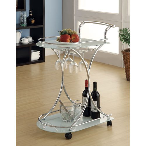 Glass & Mirrored Bar Carts