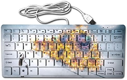 SANDADB Warm Winter Original Design Lightweight Office Work USB Wired Keyboard Fashion Perfect Keyboard Learning