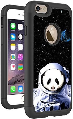 iPhone 6S 6 Case Cover By HybCase Featuring Cute Panda Astranaut Galaxy Constellation Fun iPhone 6S Cases For Girls Teens Women