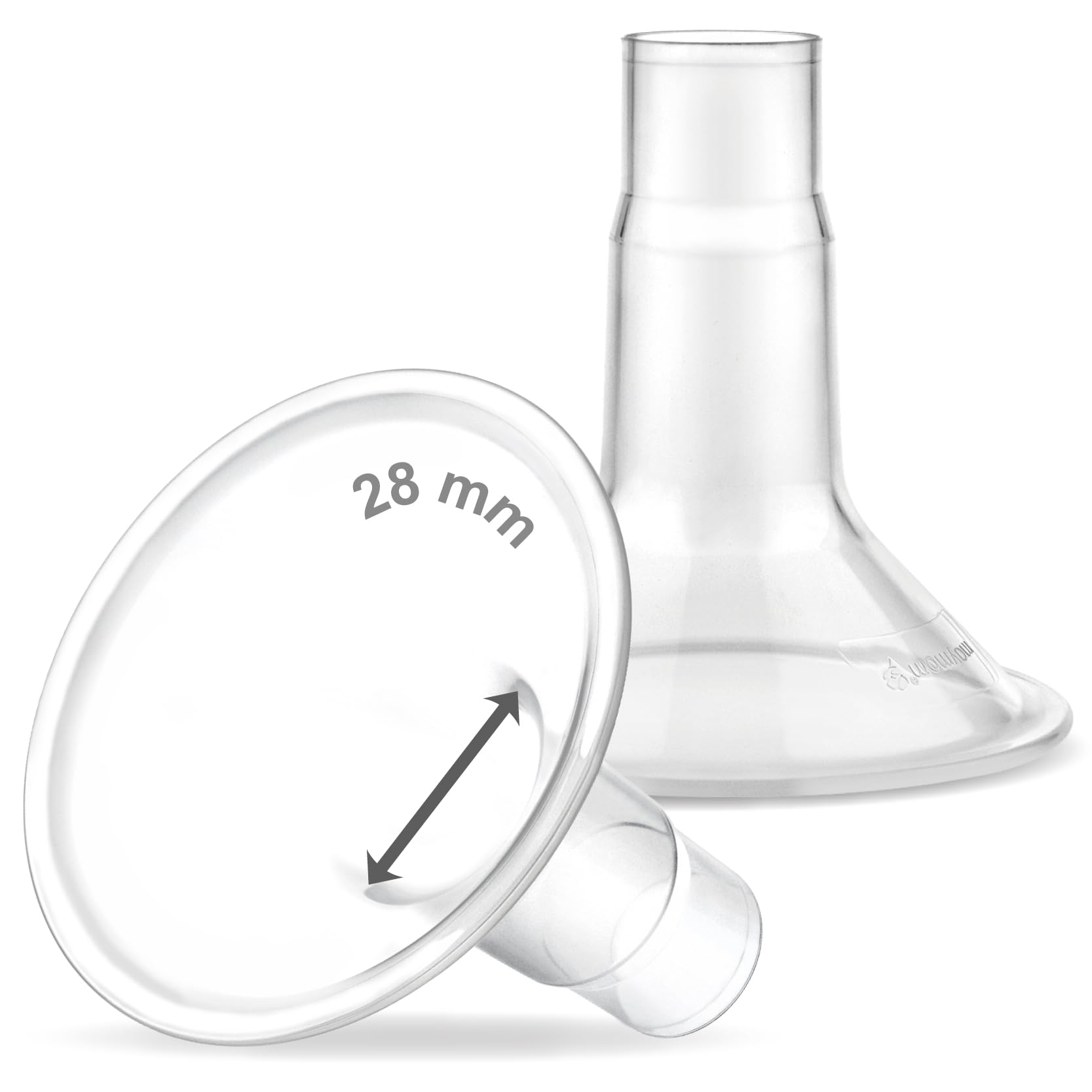 Maymom MyFit Classic 28mm Shield Compatible w Maymom Widemouth Connector Not Original Spectra S2 Accessories Spectra S1 Not Original Spectra Pump Parts Spectra Flange