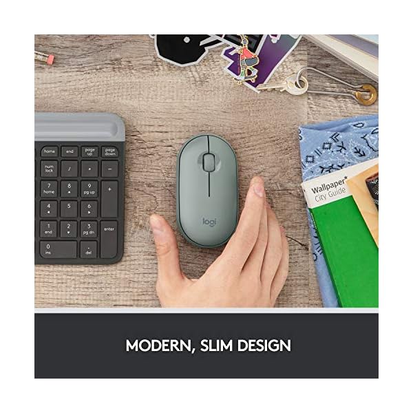Logitech-Pebble-Wireless-Mouse-Bluetooth-Or-24-GHz-with-USB-Mini-Receiver-Silent-Slim-Computer-Mouse-with-Quiet-Click-for-LaptopNotebookPCMac-Eucalyptus Logitech Pebble Wireless Mouse with Bluetooth or 2.4 GHz Receiver, Silent, Slim Computer Mouse with Quiet Clicks, for…