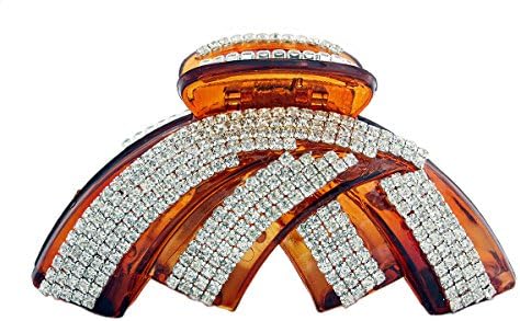 JCPeniel Extra Large Fancy Rhinestones Claw Clips Jaw Clips for Thick Hair