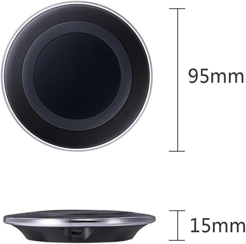Ayat Qi Wireless Charger Pad with Anti-Slip Rubber For Iphone X 8 8Plus Samsung Note8 Galaxy S7 Edge S8 Plus Mobile Pad With Cable and Qi-Enabled Devices