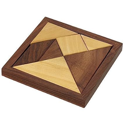 tangram wooden puzzle