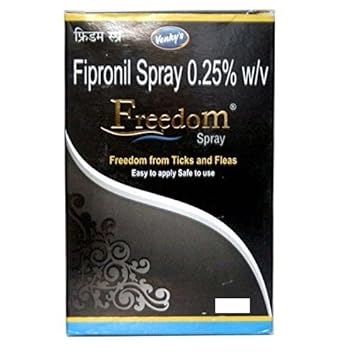 Venky's Freedom Natural Flea and Tick Prevention and Control Spray for Dogs and Cats (225 ML)