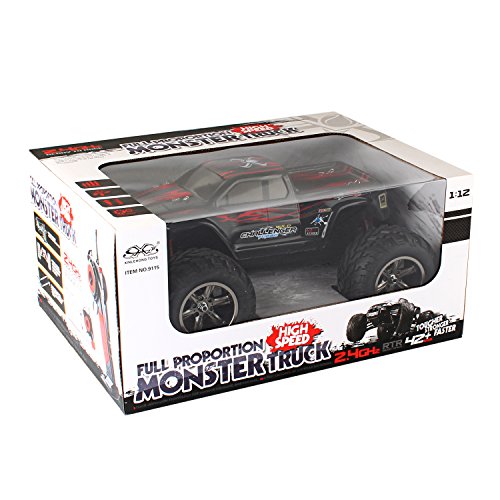 Yokkao Ferngesteuertes Auto, 1: 12 RC Monstertruck Geländewagen 40km/h Auto Fahrzeug Wasserdichter und stoßfester Buggy… – Bild 7