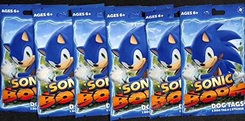 SONIC BOOM DOG TAG SEALED 6 PACKS