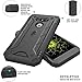 Poetic Revolution-LG-G5-Black POETIC Revolution Series Rugged Hybrid Protective Case with Built-in Screen Protector for LG G5 - Black