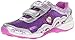 Stride Rite Baby Girl's Disney« Wish Lights Anna & Elsa H&L (Toddler) Magenta/Silver Sneaker 7.5 Toddler M