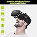 VR Headset, Toprime 3D VR Glasses Upgraded and Much Lighter Version Virtual Reality Goggles for 4.5 - 6.0 Inch Smartphone Android Iphone 6/7 Plus Black with Remote Controller
