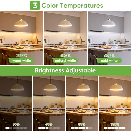 Kimjo E27 Rechargeable Bulb with Remote Control Set of 4-10W Rechargeable Bulb with USB Battery 3 Colours Dimmable – Magnetic Removable Bulbs with Battery Lamp for Camping