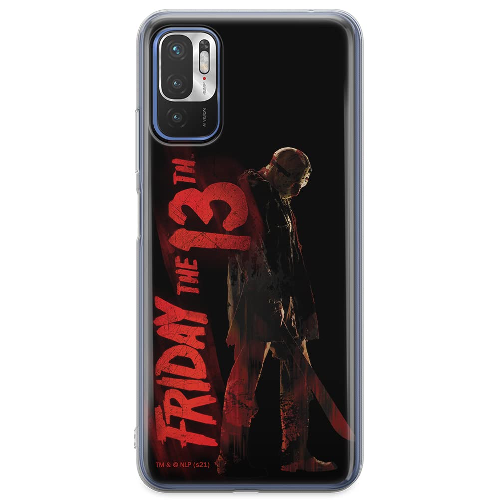 ERT GROUP mobile phone case for Xiaomi REDMI NOTE 10 5G / POCO M3 PRO original and officially Licensed Horror pattern Friday the 13th 011 adapted to the shape of the mobile phone, case made of TPU