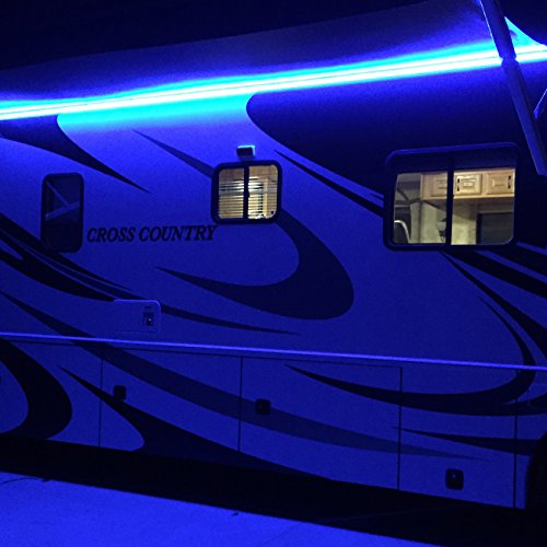 Boogey Lights KRV-VS-MC-WH M7 Hi-Intensity Awning Light for RVs, Motor Homes, Campers and Trailers