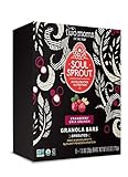 Two Moms in the Raw Soul Sprout Gluten Free Granola Bars, Cranberry Chia Crunch