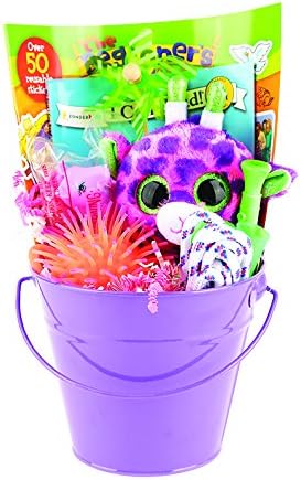 Mardel Easter Gift Basket - 9 Piece Set - Purple Pail - 4 years and older