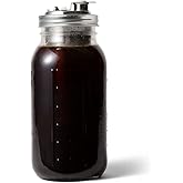 Jarware Stainless Steel Cold Brew Maker/Tea Infuser, 3.25 x 3.5 x 7"