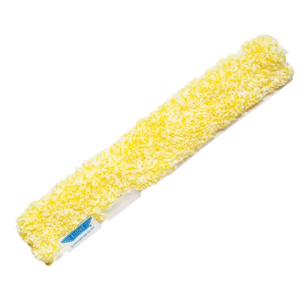 Ettore 51010 Yellow Glass-Cleaning Fleece, 0.82', 25 cm, Ettore Glass-Cleaning