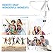 Selfie Stick Bluetooth, BlitzWolf 35 inch Super Long Extendable Selfie Stick with Wireless Remote and Tripod for iPhone Xs/XR/X/iPhone 8/8 Plus/Galaxy S9/S9 Plus/Note 8/S8/S8 Plus/More(White)