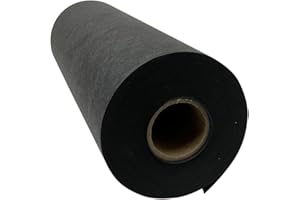 HBI H.B.I. PRODUCTS Cut Away Embroidery Stabilizer Black 15” x 25 Yard Roll – 2.5 Ounce Black Cutaway by H.B.I. Products