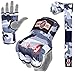 FIGHTSENSE Padded Gel Inner Gloves with Long Wraps for Boxing MMA Wrist Hand Wraps Muay Thai Under Gloves Training Pair