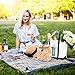 Waxed Canvas Reusable Lunch Bag -100% Biodegradable, Eco friendly and Waterproof, For Women and Men