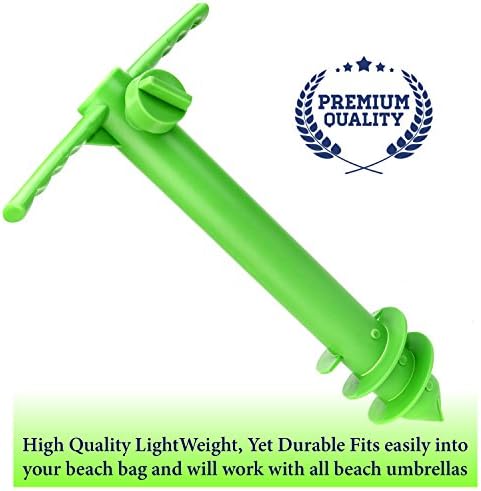 Better line Sand Beach Umbrella Anchor - Keeps Your Umbrella From Blowing Away or Tipping Over, (15 inches)