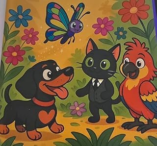 Livro Luke, Paws e Rio no Arco-Íris da Floresta