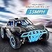 RC Cars 1/18 Scale 4WD High Speed Rock Crawler Vehicle 15.5MPH+ 2.4Ghz Radio Remote Control Off Road RTR Racing Monster Trucks Short Course Ghost Black & Blue